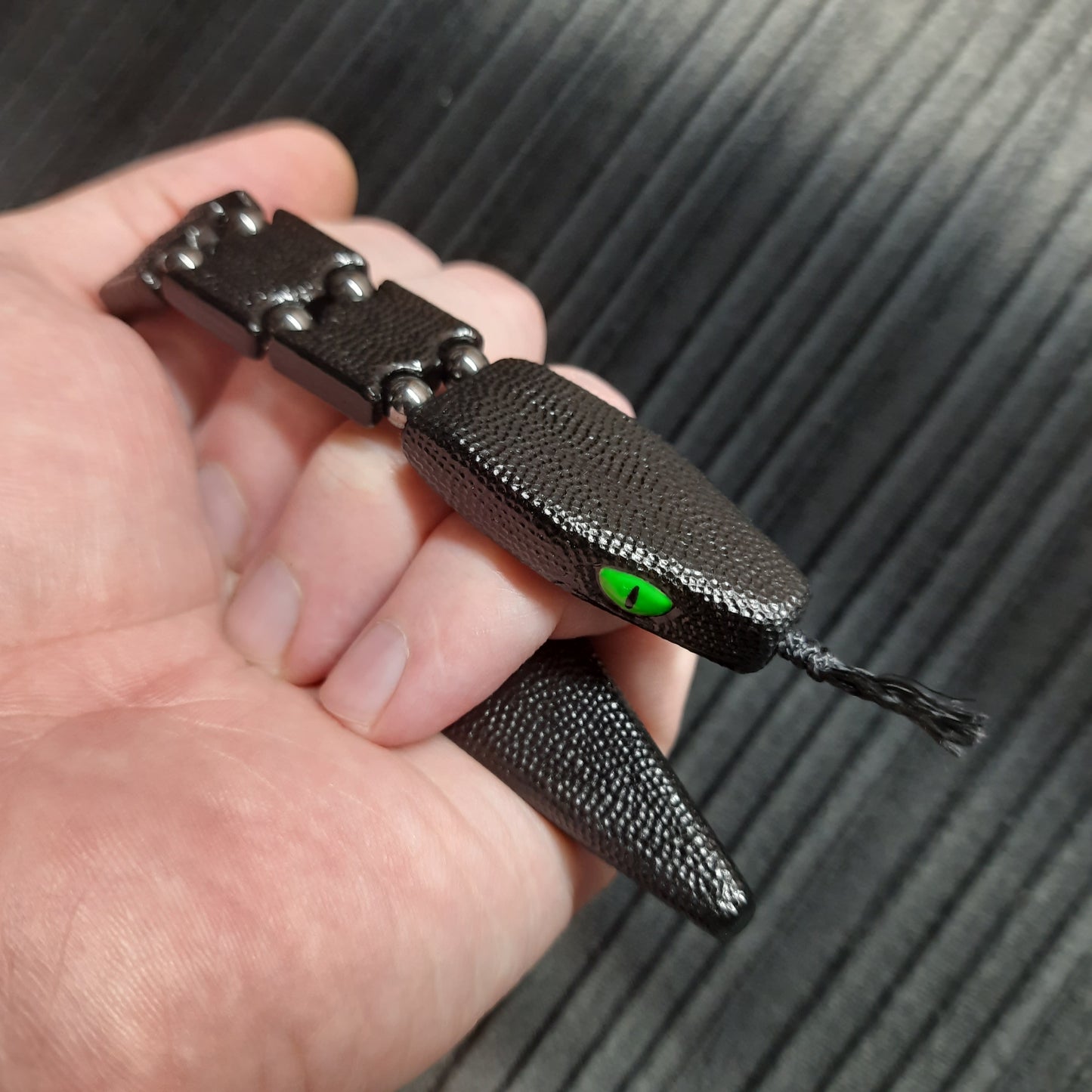 Chetki wooden "Black snake" v2, handmade