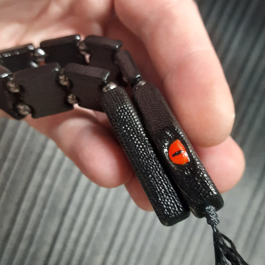 Chetki wooden "Black snake" v3, handmade (SCU: 250902)