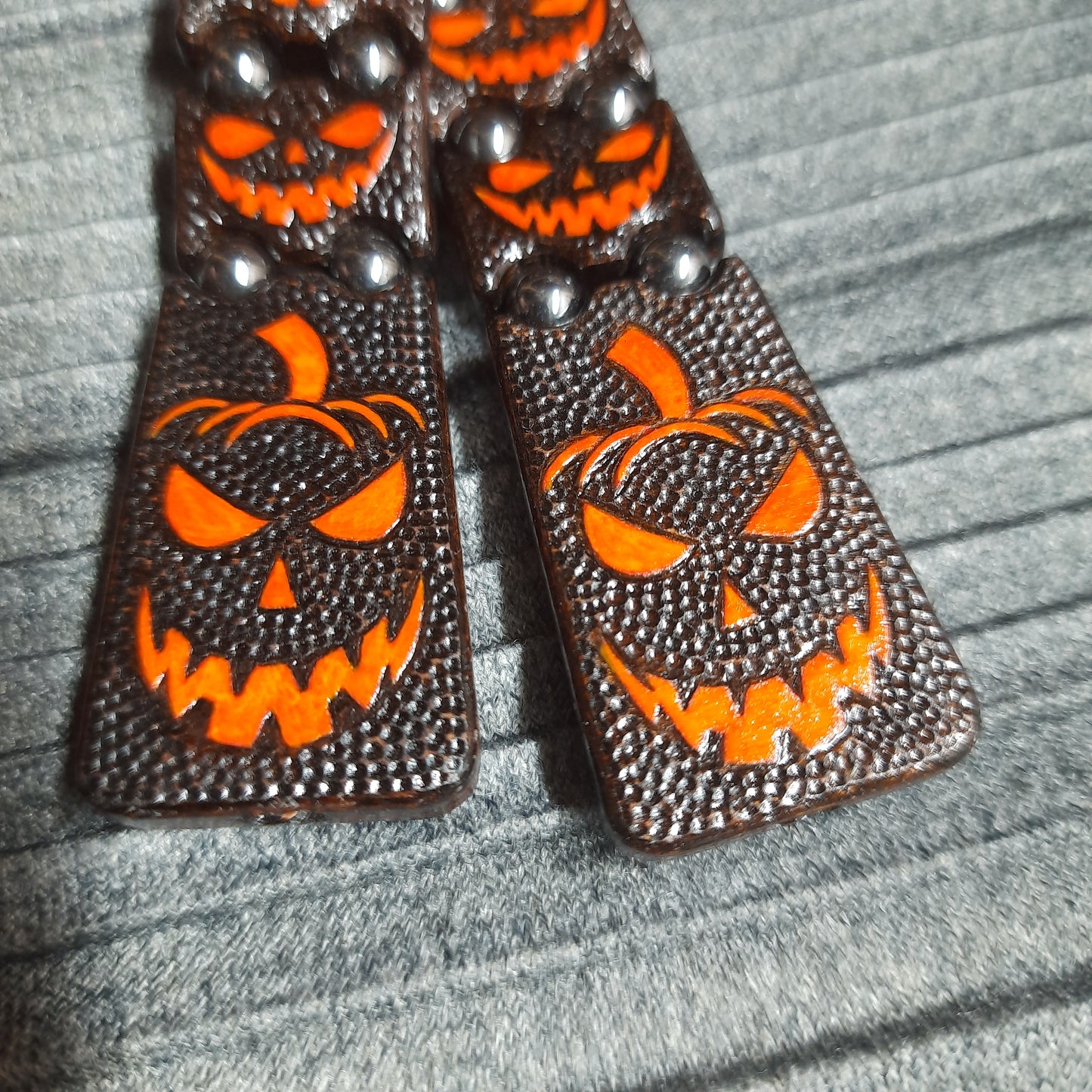 Chetki handmade wooden "Mr. Pumpkin's Smile"