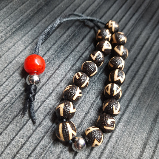 Komboloi bracelet handmade "Runes"