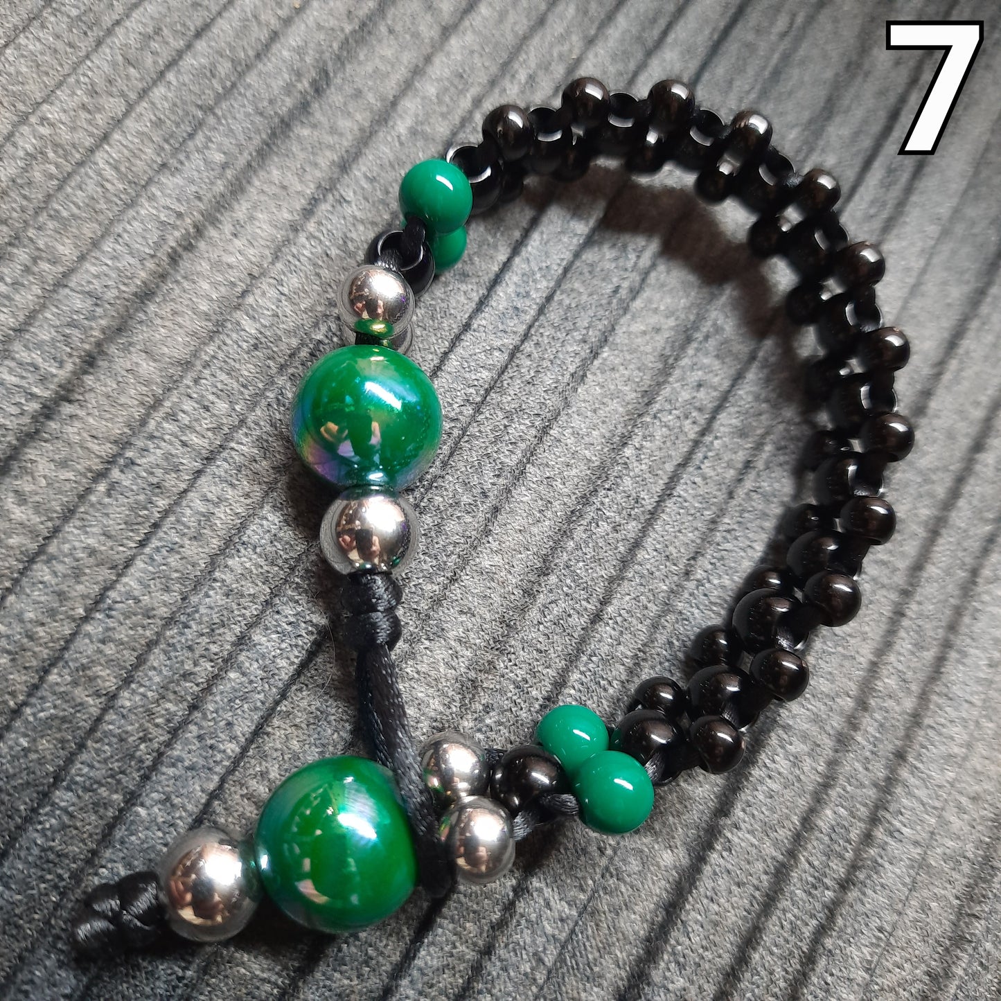 Chetki bracelet handmade "Bright satellite"