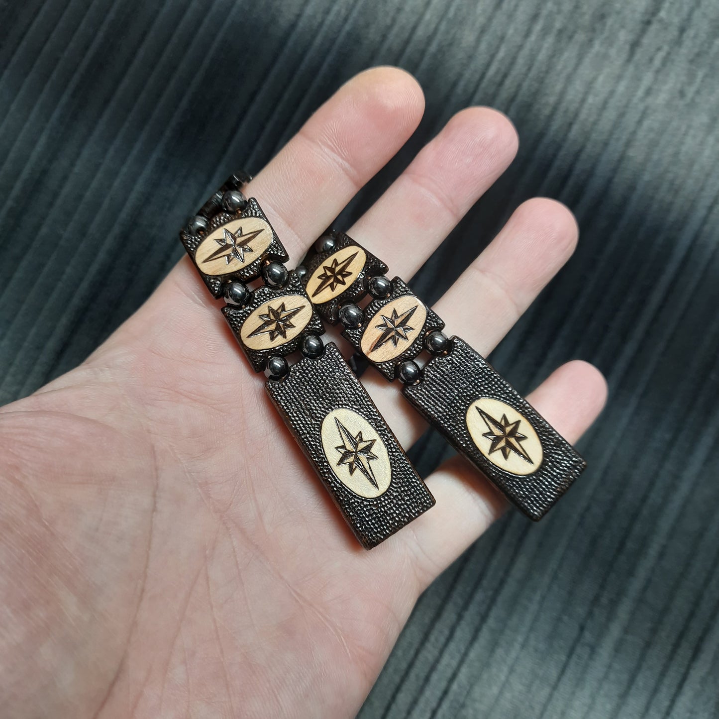 Chetki handmade wooden "Wind Rose Road"