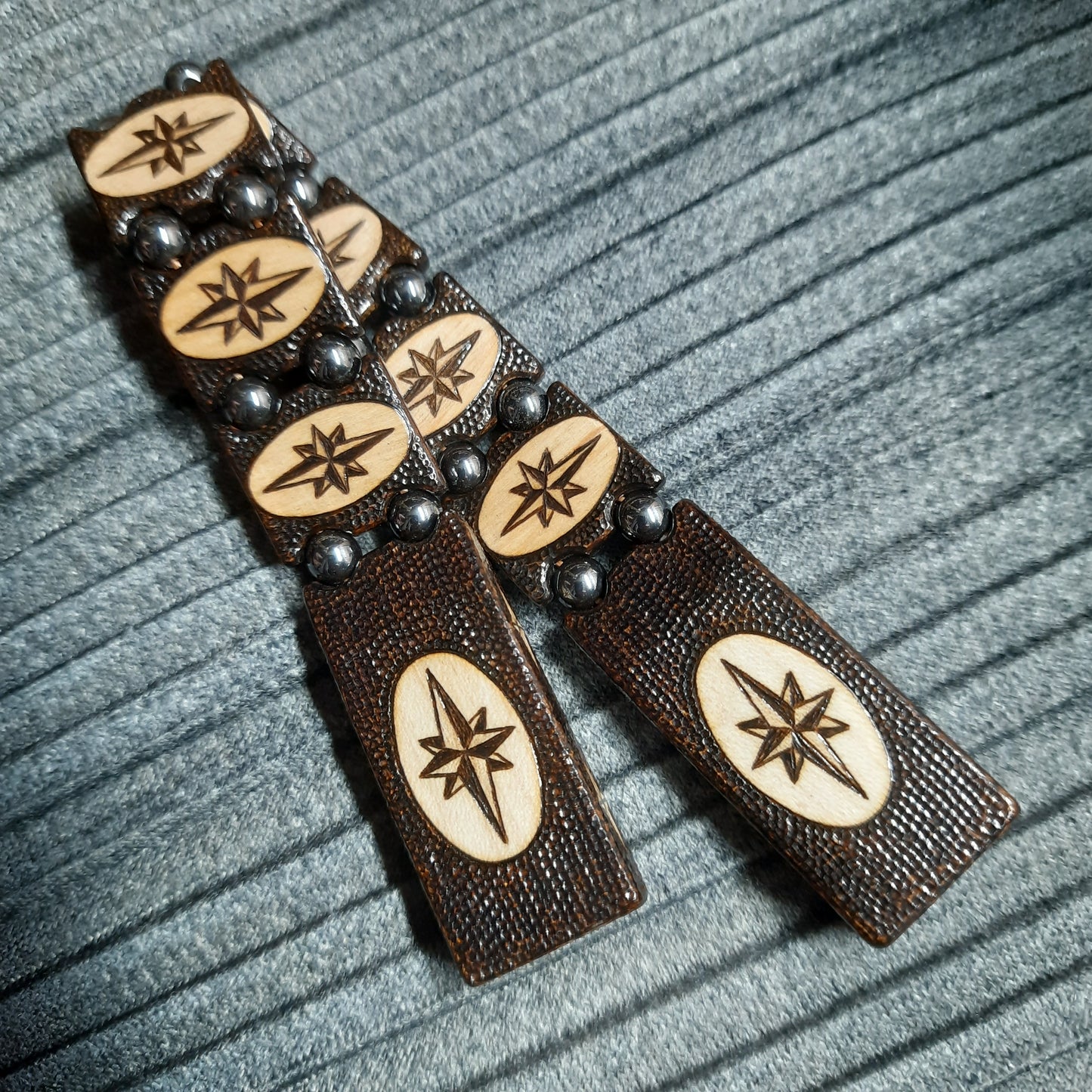 Chetki handmade wooden "Wind Rose Road"