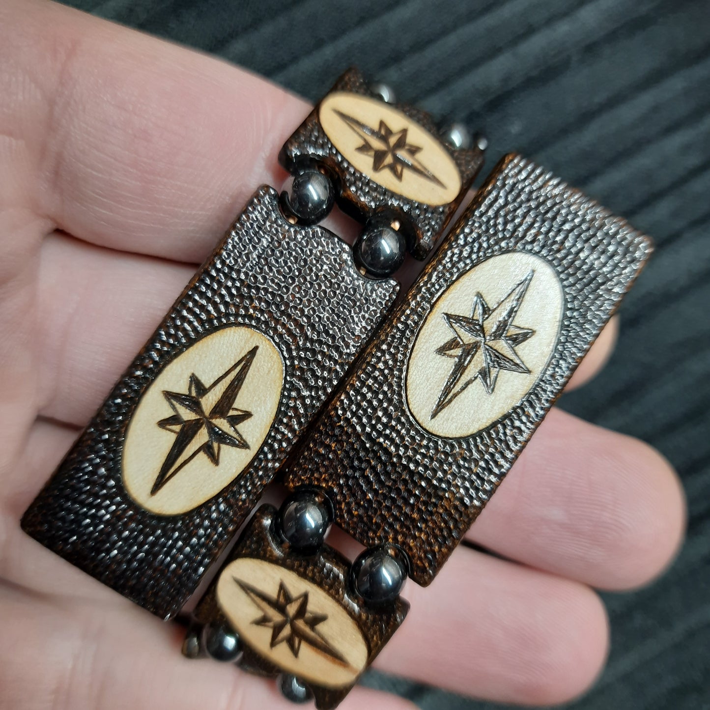 Chetki handmade wooden "Wind Rose Road"