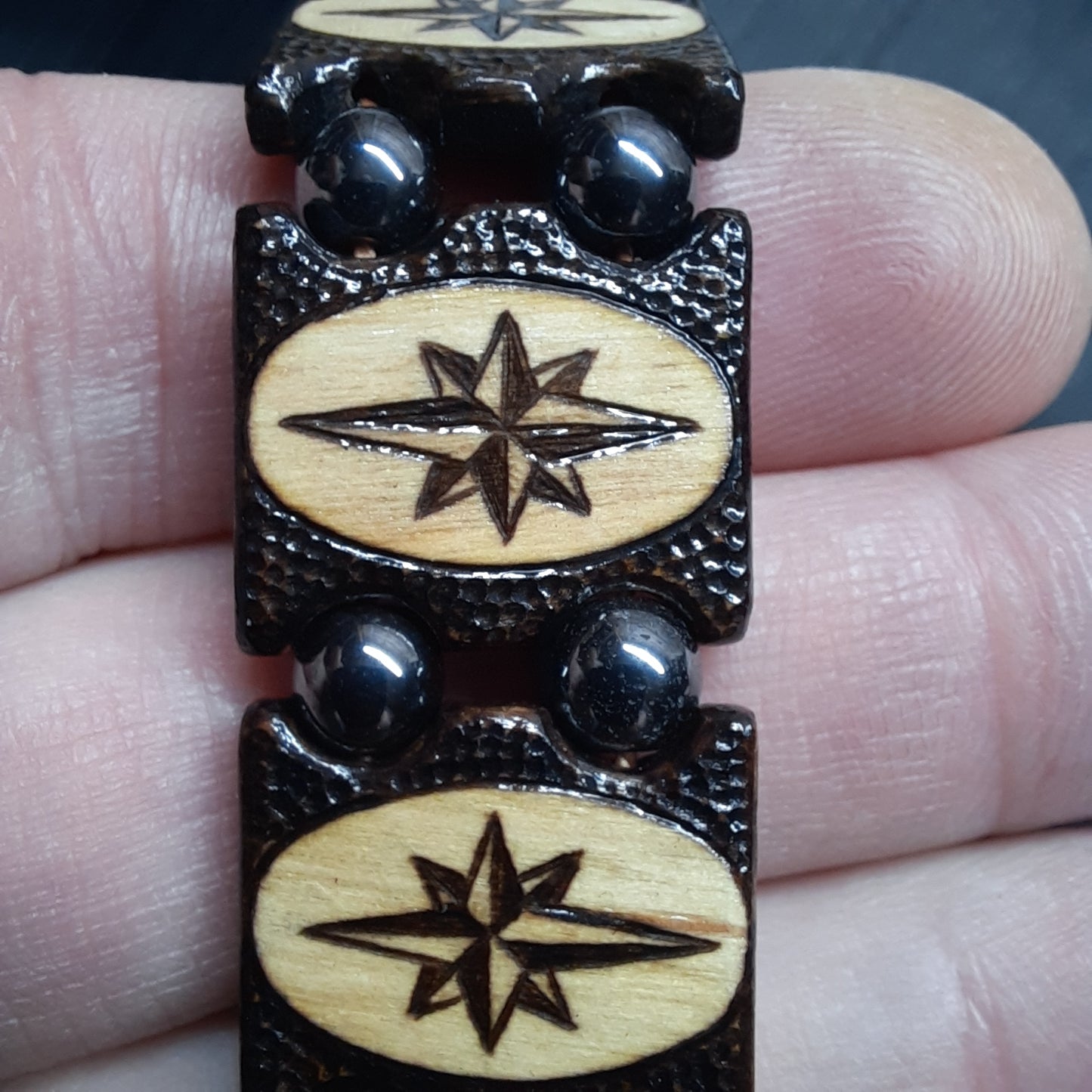 Chetki handmade wooden "Wind Rose Road"