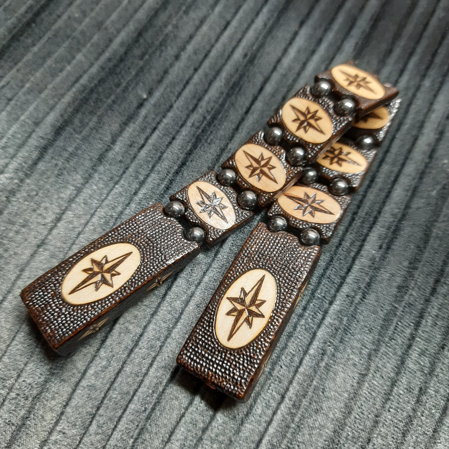 Chetki handmade wooden "Wind Rose Road"