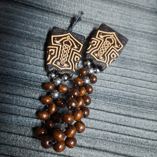 Chetki wooden handmade "Thor's Hammer"