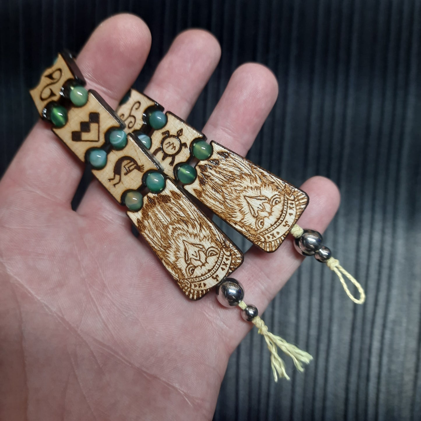 Handmade Wooden Chetki Skilltoy | Slavic Flip Rosary | Pocket Worry Beads for Hand Dexterity "Spirit of ancestors"