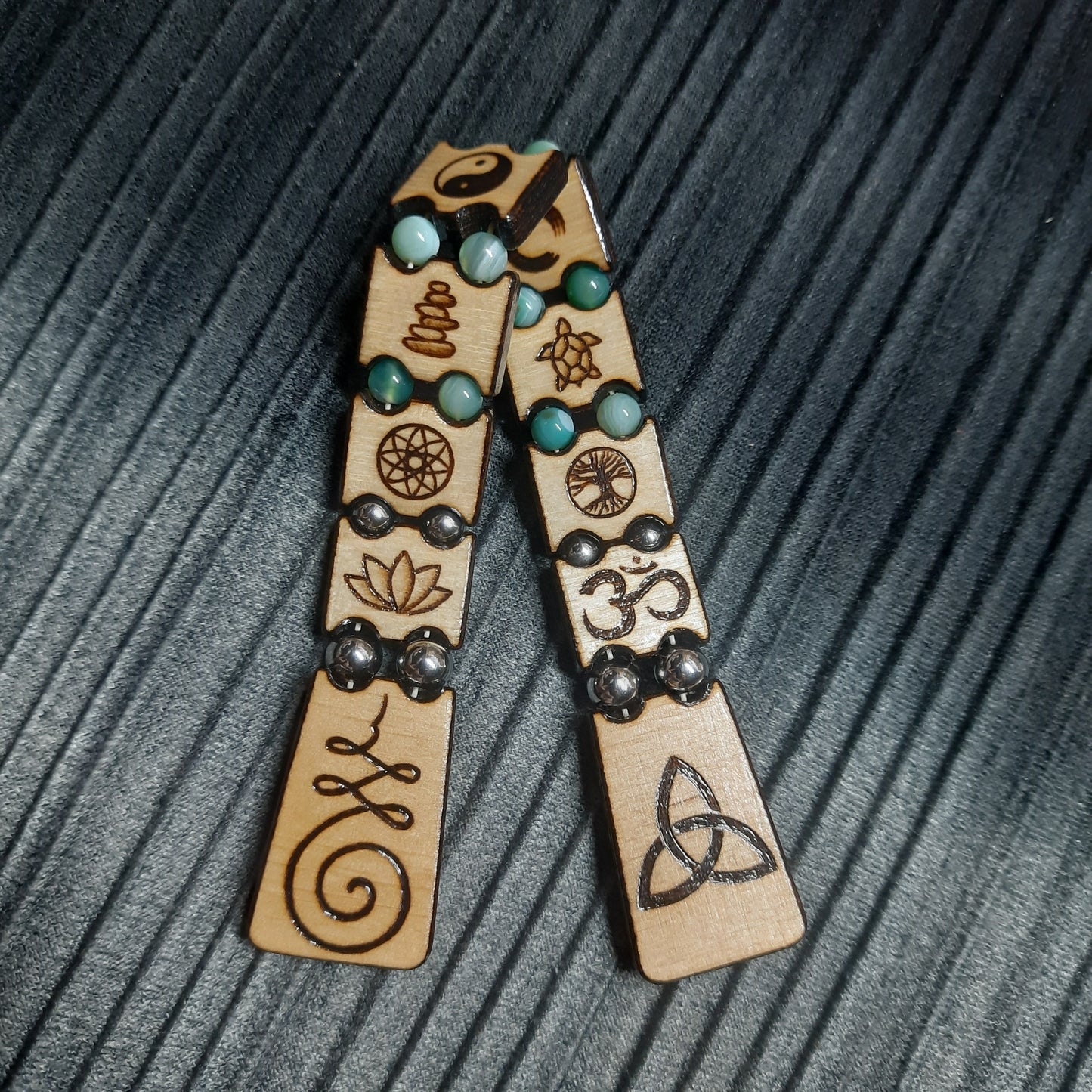 Handmade Wooden Chetki Skilltoy | Slavic Flip Rosary | Pocket Worry Beads for Hand Dexterity "Friendship of Meditations"