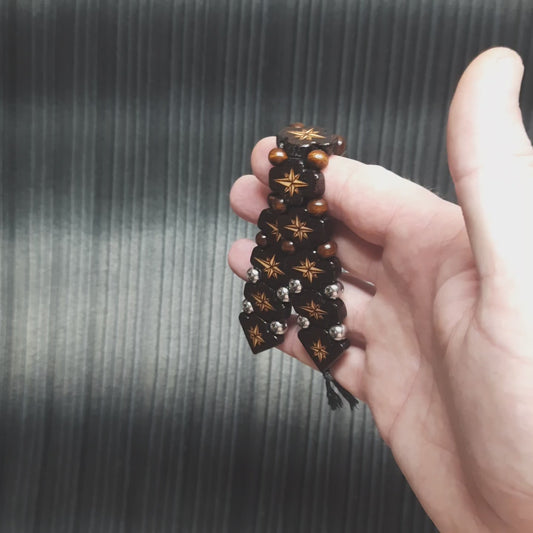 Chetki wooden "Wind rose" handmade (SCU: 250723)