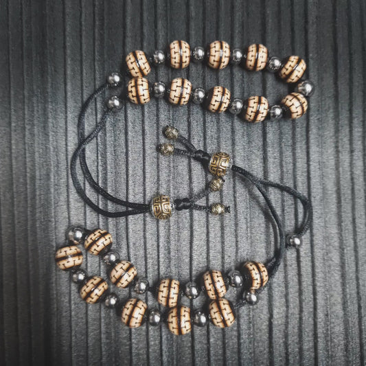 Komboloi bracelet chetki "Golden Wisdom of the Tree" (SCU: 250326-2-)