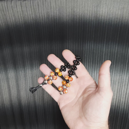 Chetki "Orange and black reptile" (SCU: 250214-2)