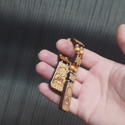 Chetki wooden "Owl" handmade (SCU: 250801)