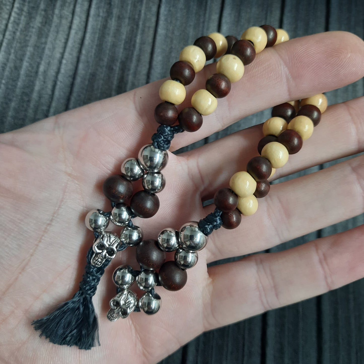 Chetki handmade "Charon's partner" 9v, flip rosary skilltoy and finger training (SCU: 240416)