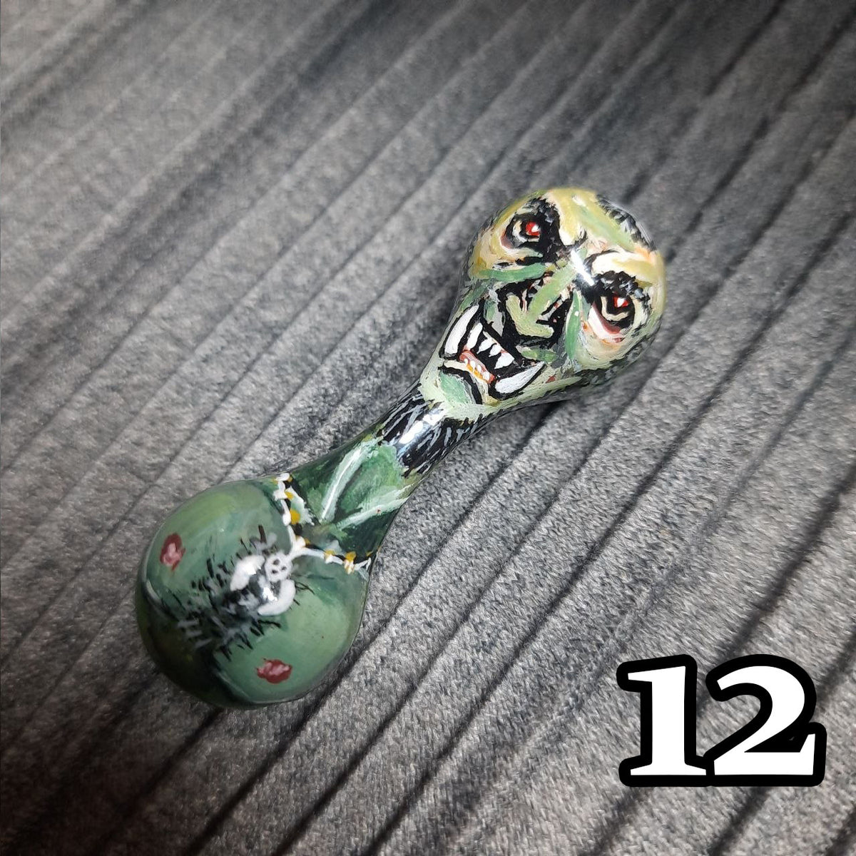 Knuckleroller, hand-painted with paints + souvenir