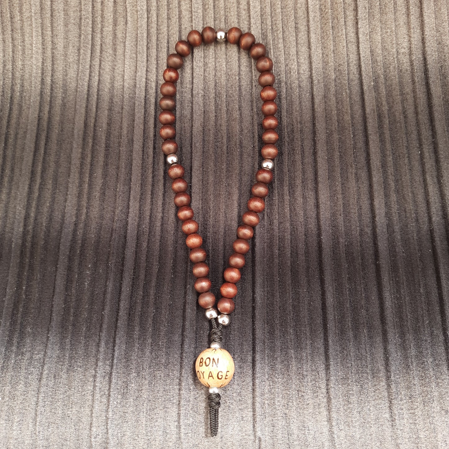 Car rosary "Bon voyage", auto rosary for mirror and gearboxy, antistress meditation and finger training (SCU: 3902)