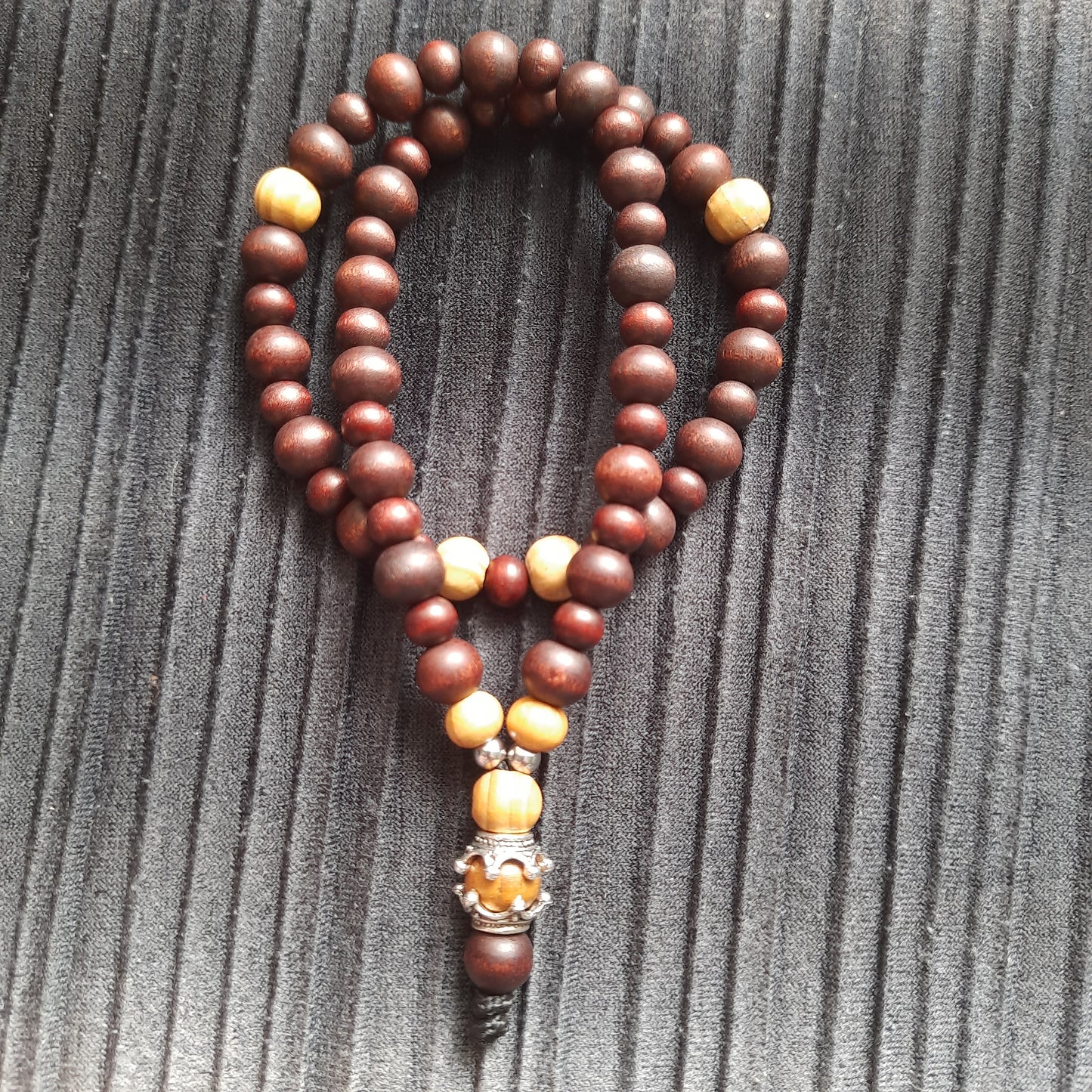 Car rosary "Fair balance", auto rosary for mirror and gearboxy, antistress meditation and finger training (SCU: 3-10-15)