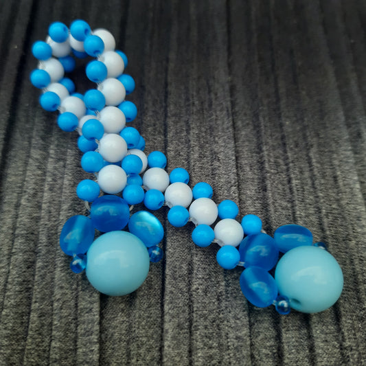 Chetki "Blue stream" rosary, anti-stress meditation and finger training (SCU: 3-11-01)