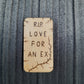 Magnetic slider "Tombstone: Love for an ex" anti-stress clicker, handmade (SCU: 3-14-12)