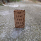 Magnetic slider "Tombstone: Love for an ex" anti-stress clicker, handmade (SCU: 3-14-12)