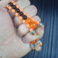 Chetki "Orange Mystic", rosary, anti-stress meditation and finger training (SCU: 3-14-07)