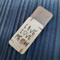 Magnetic wood slider "Live, love, meow" v2, antistress, handmade (SCU: 3-15-08)