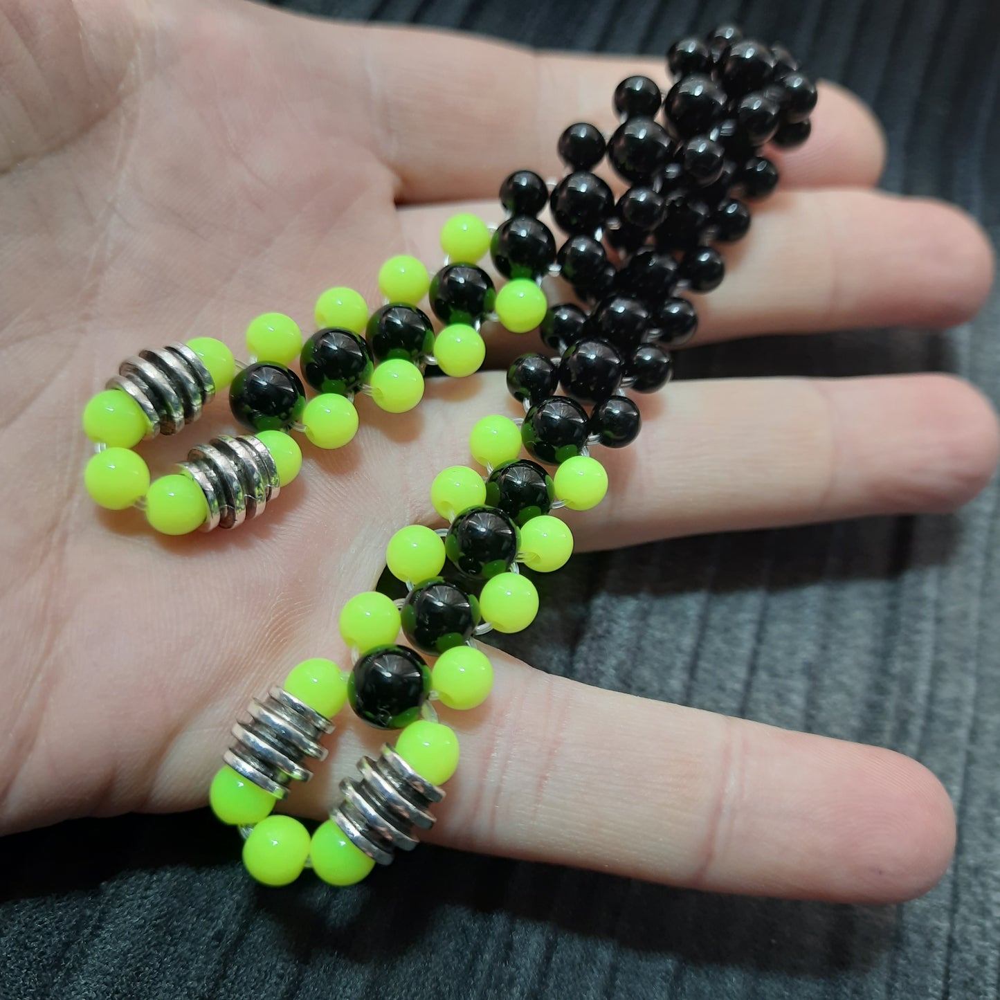 Chetki "Pocket cyberpunk" v3, rosary, antistress, skilltoy, handmade, fidget (SCU: 3-16-16/)