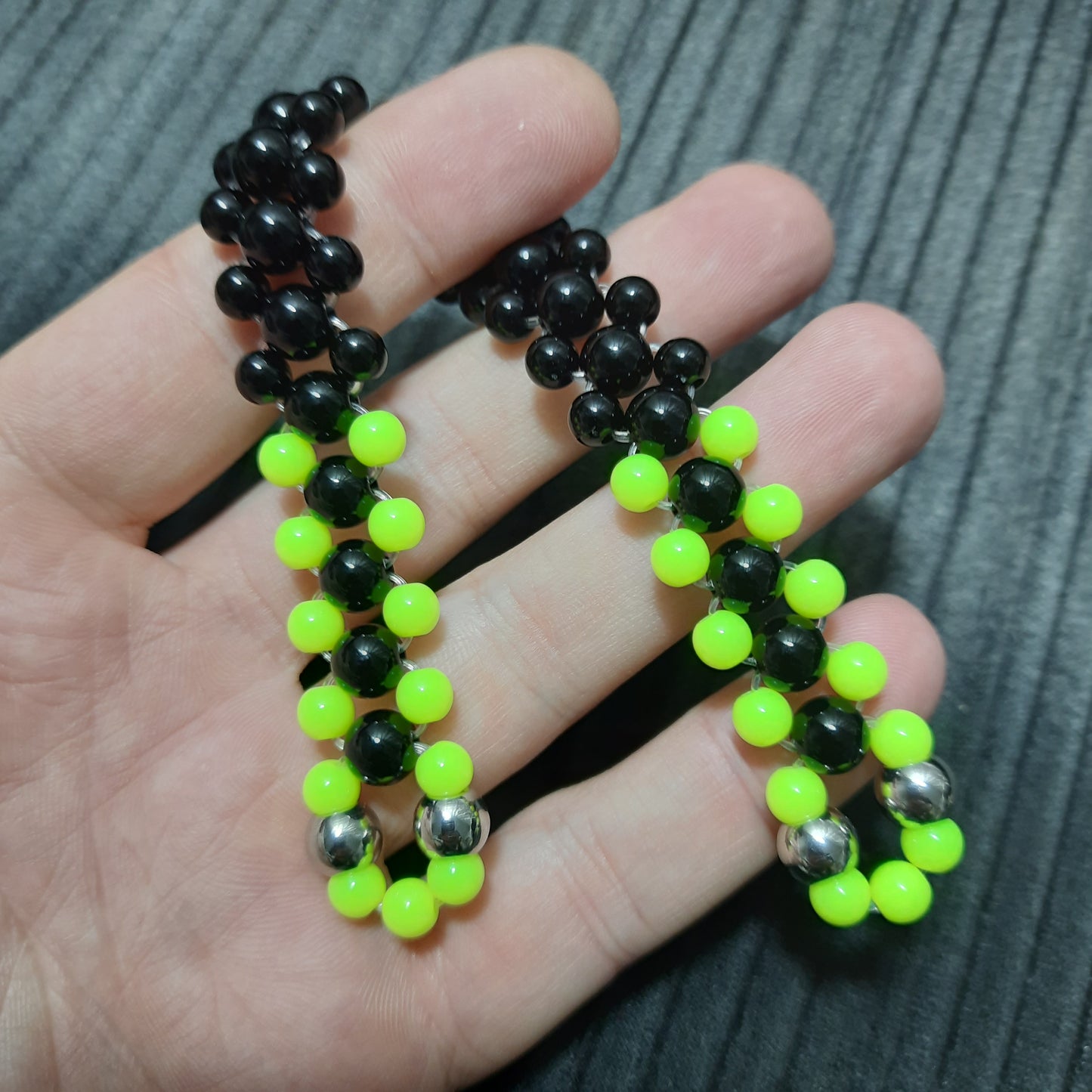 Chetki "Pocket cyberpunk" v2, rosary, antistress, skilltoy, handmade, fidget  (SCU: 3-17-15/)