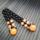 Handmade flip rosary (chetki), assembled from round plastic beads. The chotki has good flexibility thanks to the silicone cord. This fidget is used as an anti-stress, skill toy, stylish accessory and collectible.