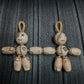 Pocket buddy Wooden keychain magnetic "Voodoo doll: Yes/no" antistress, fidget, pocket friend (SCU: 240132)