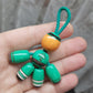 Pocket buddy Wooden keychain magnetic "Leprechaun" antistress, fidget, pocket friend (SCU: 240211)