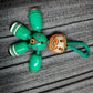 Pocket buddy Wooden keychain magnetic "Leprechaun" antistress, fidget, pocket friend (SCU: 240211)