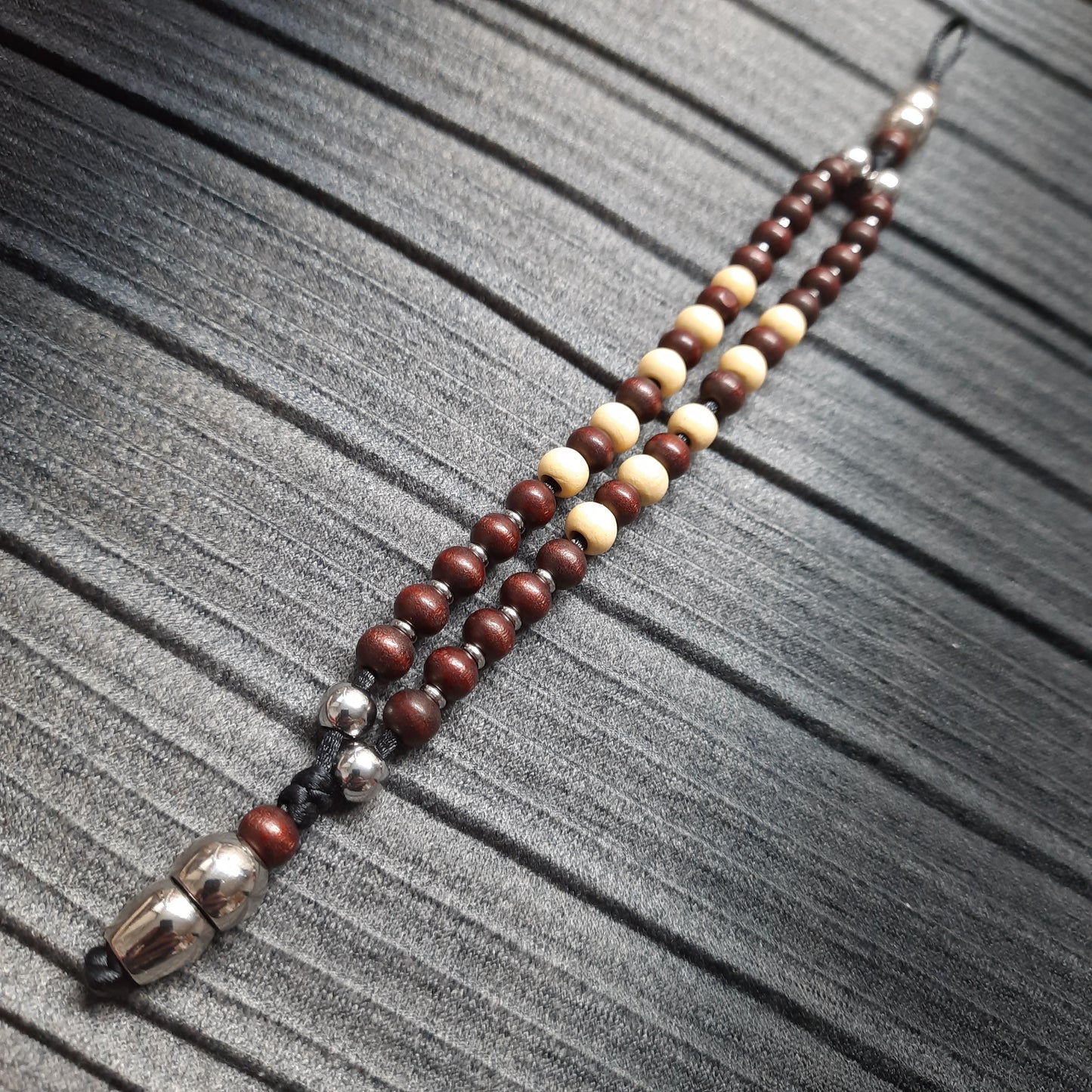 Chetki "Wise fellow traveler" v5, handmade, rosary,  anti-stress meditation and finger training (SCU: 240319)