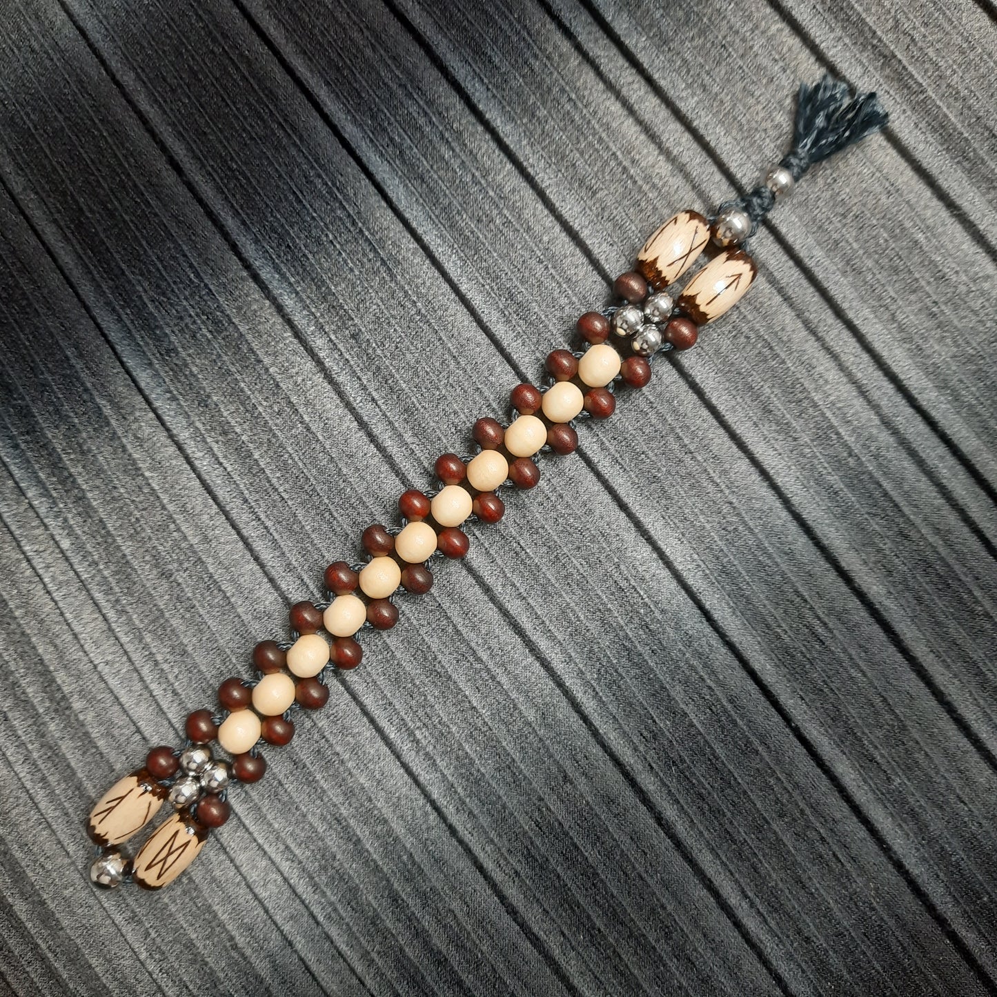 Chetki handmade "Song of the Shaman" v2, rosary,  anti-stress meditation and finger training, worry beads (SCU: 240308)