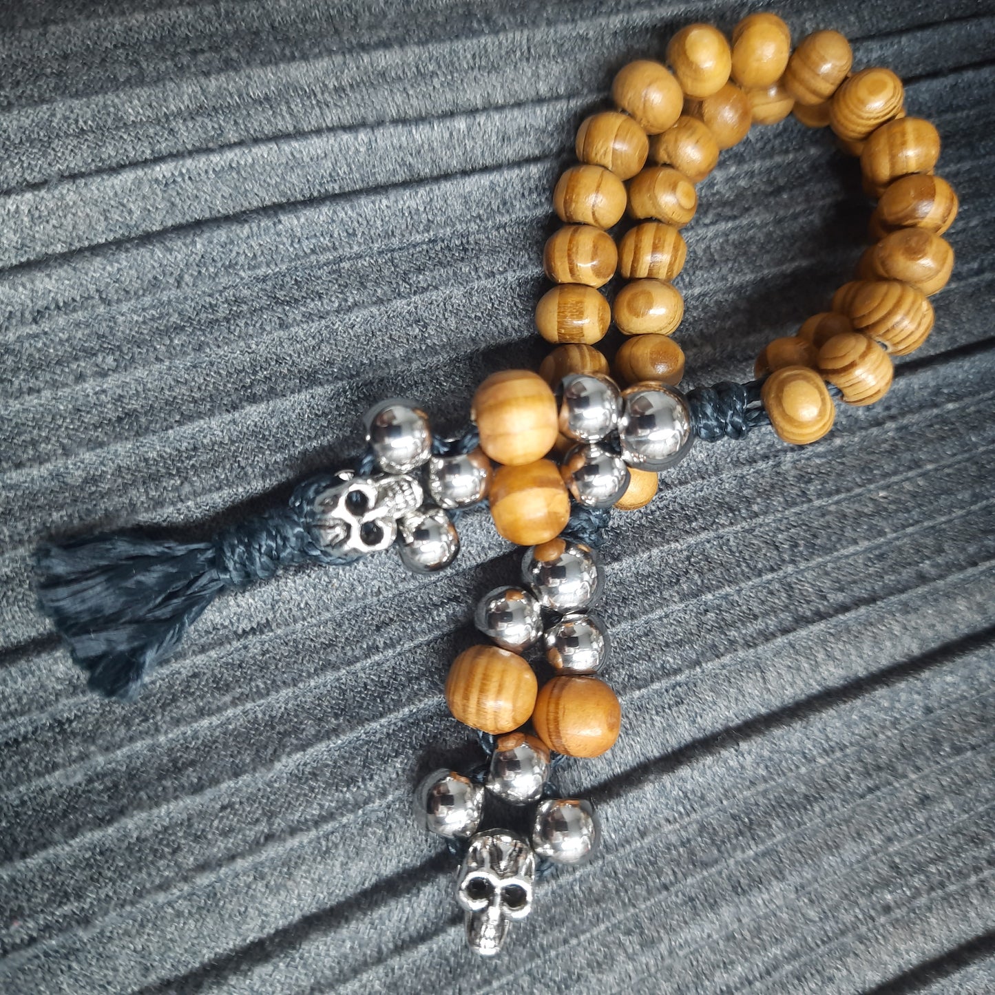 Chetki handmade "Charon's partner" 6v, rosary,  anti-stress meditation and finger training (SCU: 240417)