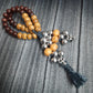 Chetki handmade "Charon's partner" 8v, rosary,  anti-stress meditation and finger training (SCU: 240411)