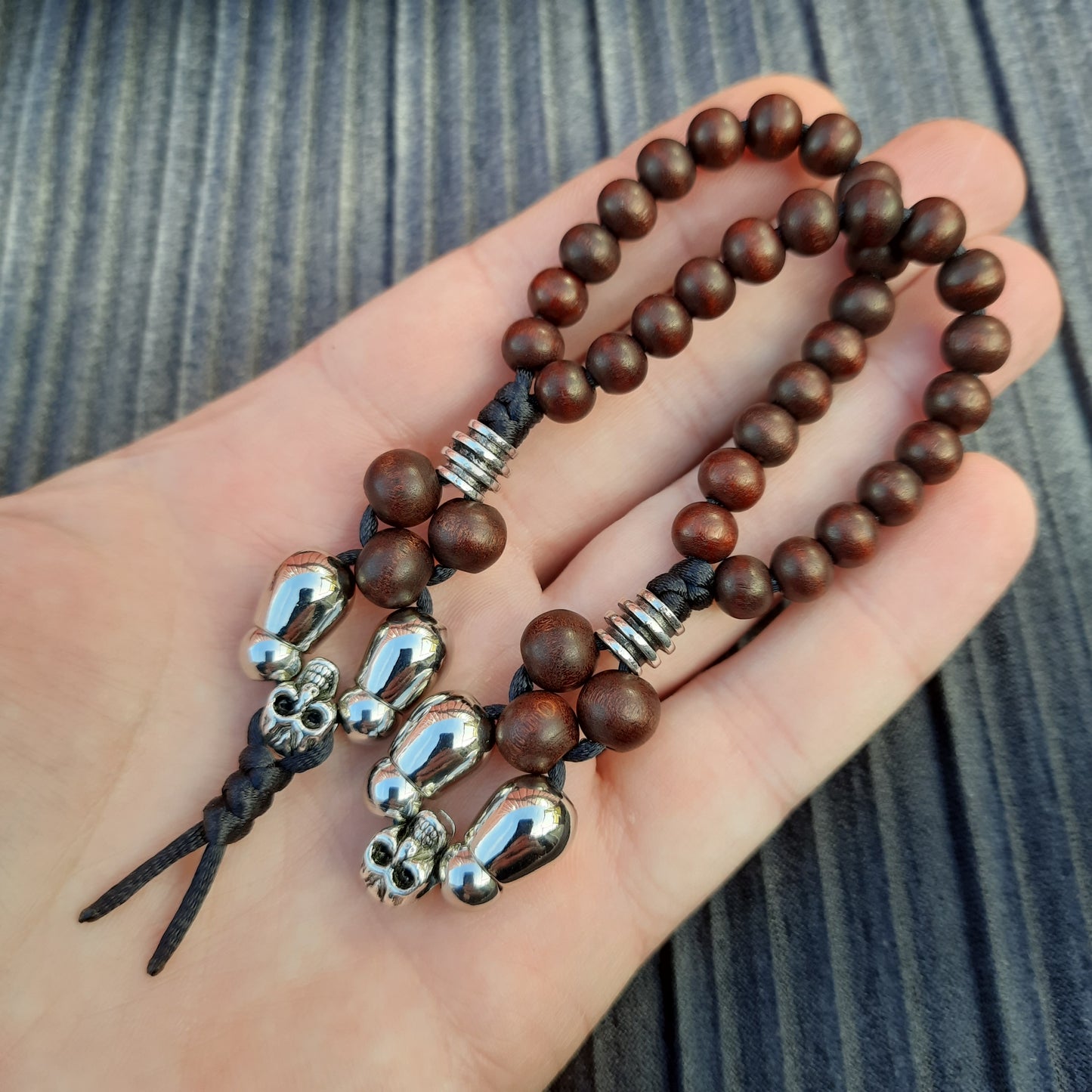 Chetki "Clarity of Thought" v2, handmade, rosary,  anti-stress meditation and finger training, worry beads (SCU: 240412-13)