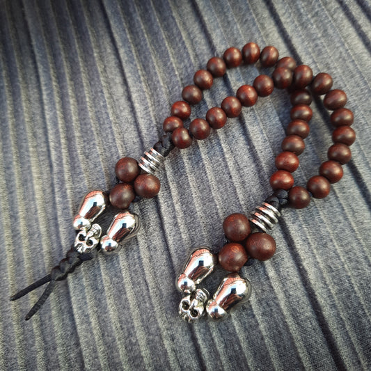 Chetki "Clarity of Thought" v2, handmade, rosary,  anti-stress meditation and finger training, worry beads (SCU: 240412-13)