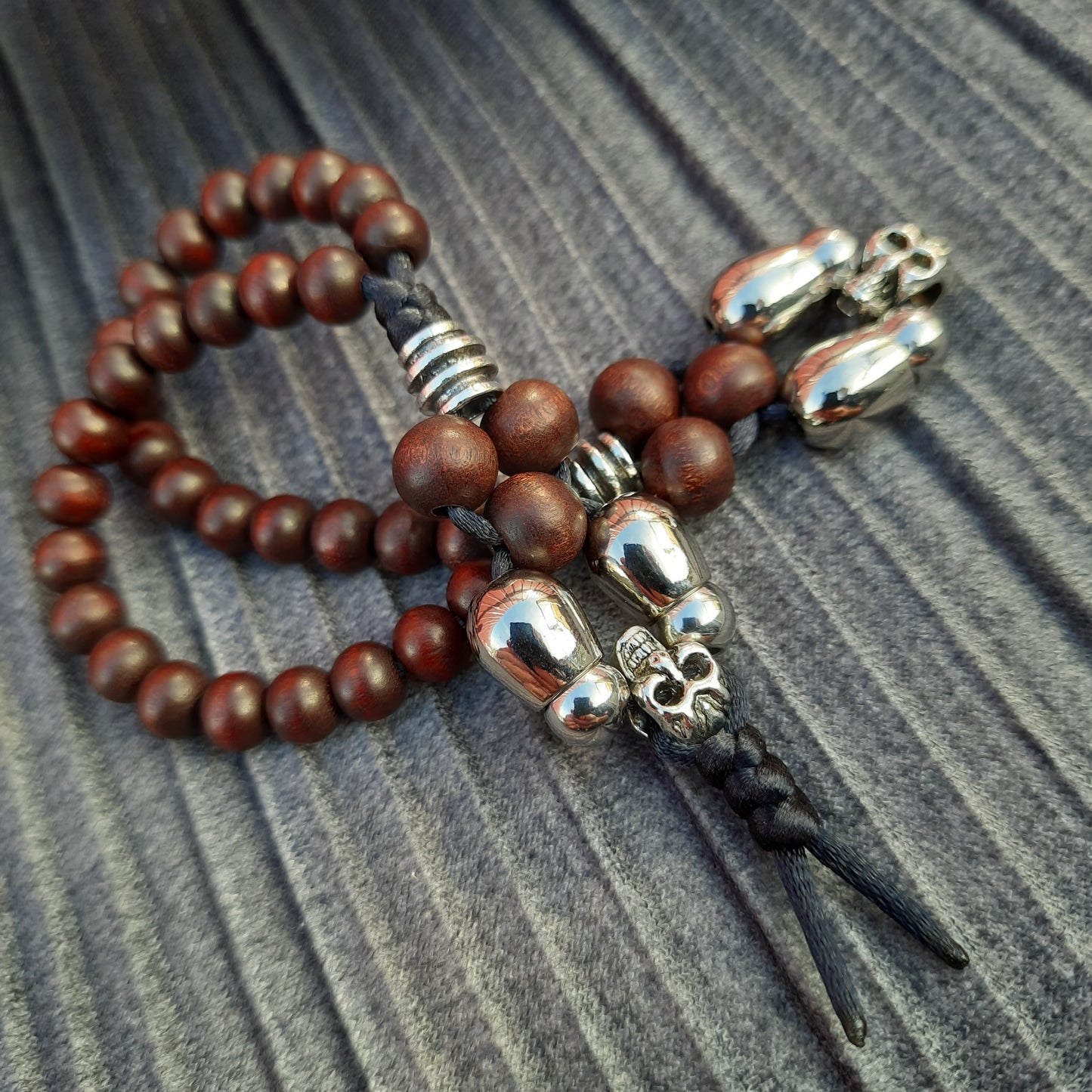 Chetki "Clarity of Thought" v2, handmade, rosary,  anti-stress meditation and finger training, worry beads (SCU: 240412-13)