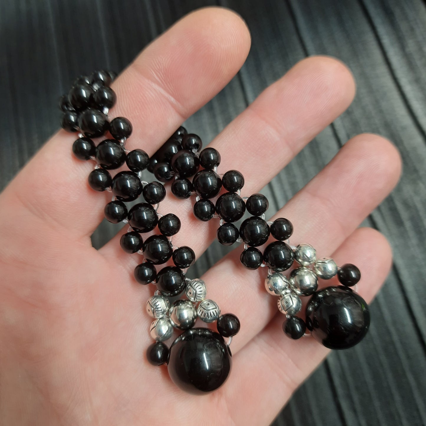 Chetki "Silver Seal of Good Luck" rosary, anti-stress meditation and finger training (SCU:  240510-13)