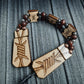 Chetki wood "A prickly soul" handmade, rosary, anti-stress meditation and finger training, worry beads, tzbex  (SCU: 240601)