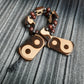 Chetki wood "Yin Yang" handmade, rosary, anti-stress meditation and finger training, worry beads, tzbex (SCU: 240617)