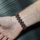 Chetki bracelet "Flexible yin-yang" wooden rosary, anti-stress meditation and finger training, anxiety beads (SCU: 240604)