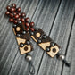 Chetki bracelet "Flexible yin-yang" wooden rosary, anti-stress meditation and finger training, anxiety beads (SCU: 240604)