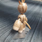 Pocket buddy wooden keychain magnetic "Cat" antistress, fidget, pocket friend (SCU: 240716)