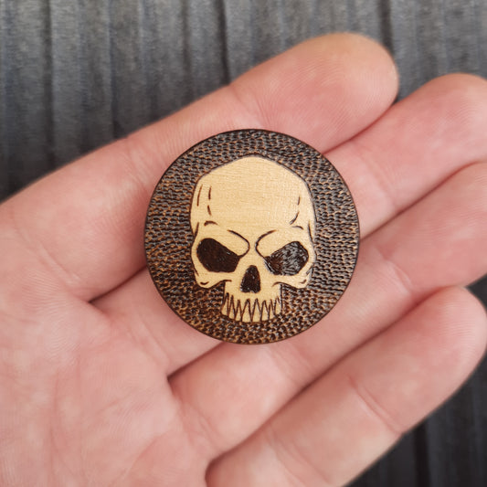 Magnetic slider "Pirate mark" anti-stress clicker, handmade (SCU: 240720)