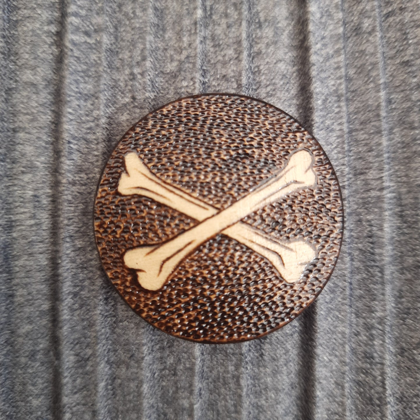 Magnetic slider "Pirate mark" anti-stress clicker, handmade (SCU: 240720)