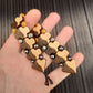 Chetki "Yin Yang" wood+hematite+kevlar, rosary, anti-stress meditation and finger training, anxiety beads (SCU: 240707)