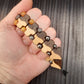 Chetki "Yin Yang" wood+hematite+kevlar, rosary, anti-stress meditation and finger training, anxiety beads (SCU: 240707)