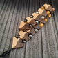 Chetki "Yin Yang" wood+hematite+kevlar, rosary, anti-stress meditation and finger training, anxiety beads (SCU: 240707)